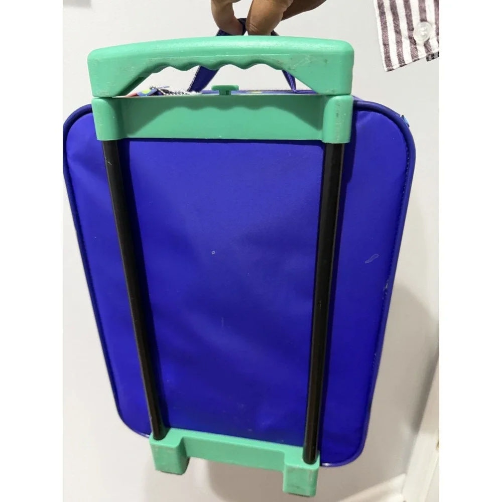 Vintage Disney Store Winnie the Pooh & Piglet Rolling Suitcase Luggage Carry On